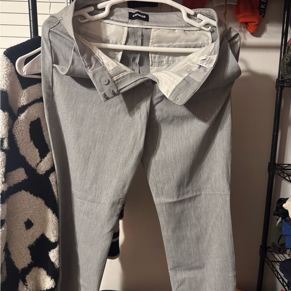 Express Light Gray Trousers